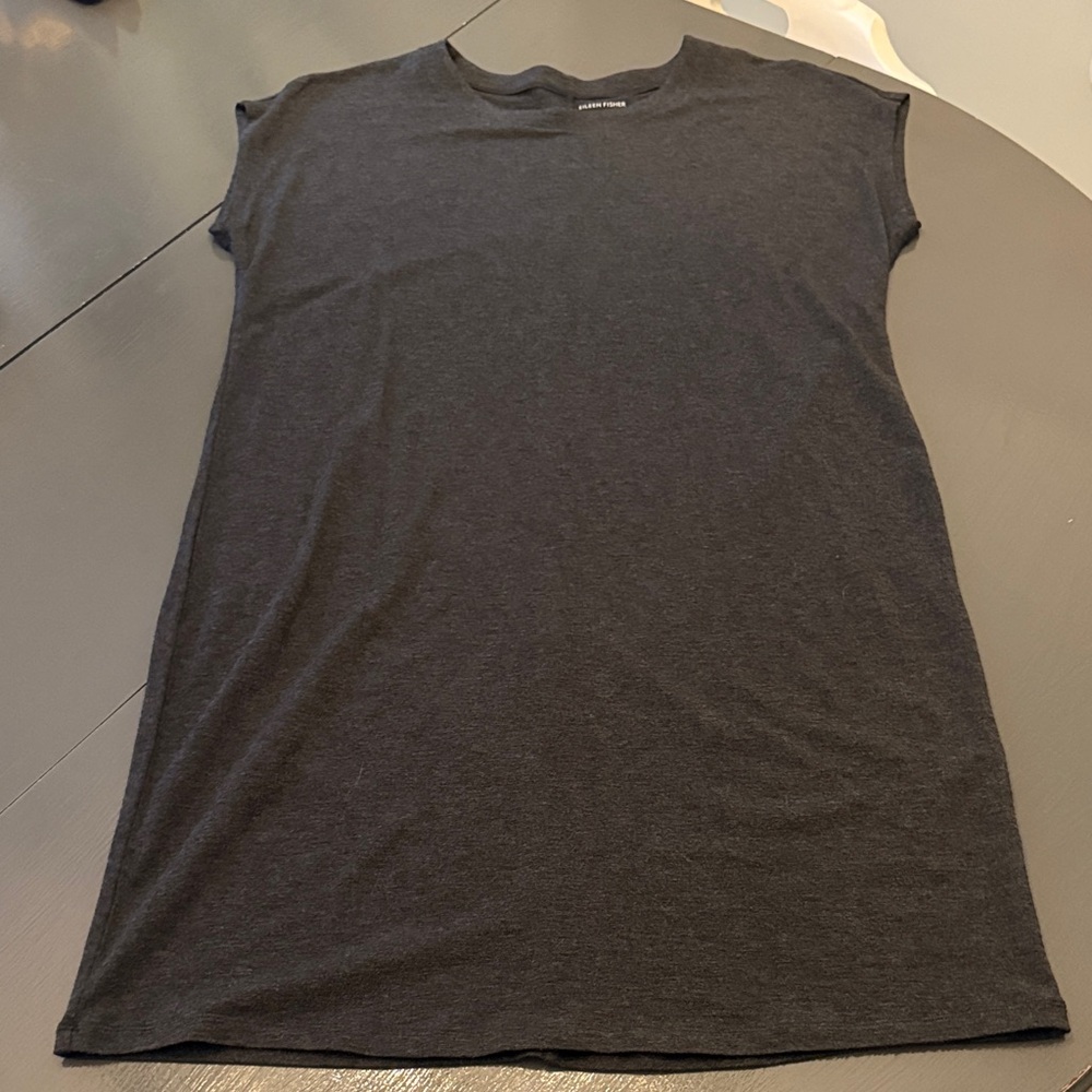 Eileen Fisher charcoal dress